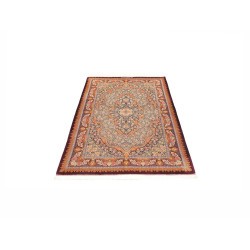 Tappeto Ghom Seta Persia 102x153 Verde Acqua Bo