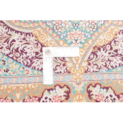 Tappeto Ghom Seta Persia 102x153 Verde Acqua Bo