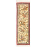 Tappeto Ghom Seta Persia 38x130 Crema Rosso Mar