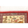 Tappeto Ghom Seta Persia 38x130 Crema Rosso Mar
