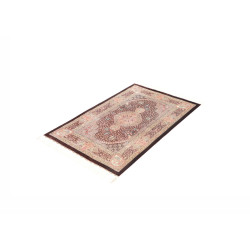 Tappeto Ghom Seta Persia 80x122 Marrone Scuro B