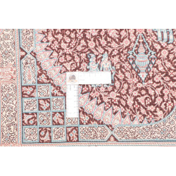 Tappeto Ghom Seta Persia 80x122 Marrone Scuro B