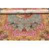 Tappeto Ghom Seta Persia 82x120 Turchese Blu Or