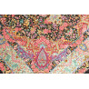 Tappeto Ghom Seta Persia 100x155 Nero Rosa Cipr