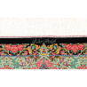 Tappeto Ghom Seta Persia 100x155 Nero Rosa Cipr