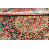 Tappeto Ghom Seta Persia 100x155 Nero Rosa Cipr
