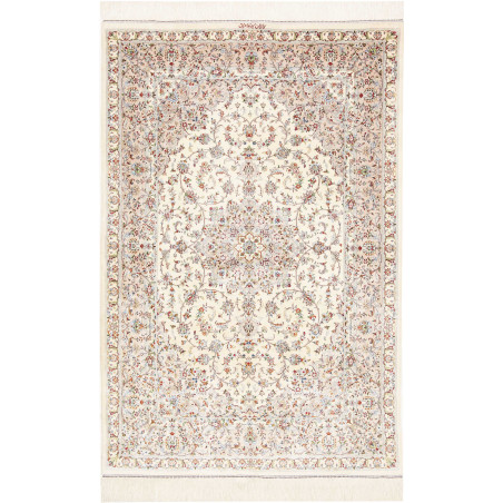 Tappeto Ghom Seta Persia 100x150 Avorio Crema B