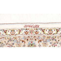 Tappeto Ghom Seta Persia 100x150 Avorio Crema B