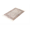 Tappeto Ghom Seta Persia 58x83 Avorio Blu Pesca