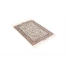 Tappeto Ghom Seta Persia 58x83 Avorio Blu Pesca