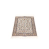 Tappeto Ghom Seta Persia 58x83 Avorio Blu Pesca
