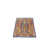 Tappeto Ghom Seta Persia 59x90 Blu Zaffiro Oro