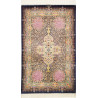 Tappeto Ghom Seta Persia 78x128 Blu Notte Oro R