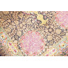 Tappeto Ghom Seta Persia 78x128 Blu Notte Oro R