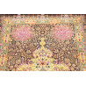 Tappeto Ghom Seta Persia 78x128 Blu Notte Oro R