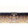 Tappeto Ghom Seta Persia 78x128 Blu Notte Oro R