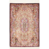 Tappeto Ghom Seta Persia 80x121 Crema Viola Bor