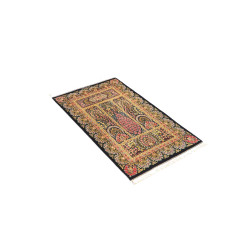 Tappeto Ghom Seta Persia 57x97 Blu Notte Oro An