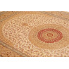 Tappeto Ghom Seta Persia 161x237 Crema Oro Ross