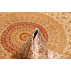 Tappeto Ghom Seta Persia 161x237 Crema Oro Ross