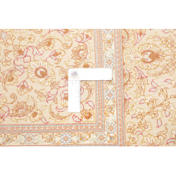Tappeto Ghom Seta Persia 161x237 Crema Oro Ross