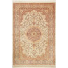 Tappeto Ghom Seta Persia 160x243 Crema Beige Te