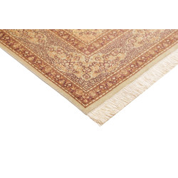 Tappeto Ghom Seta Persia 160x243 Crema Beige Te