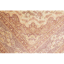 Tappeto Ghom Seta Persia 160x243 Crema Beige Te