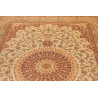 Tappeto Ghom Seta Persia 160x243 Crema Beige Te