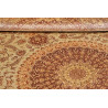 Tappeto Ghom Seta Persia 160x243 Crema Beige Te