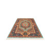 Tappeto Ghom Seta Persia 159x233 Turchese Rosso