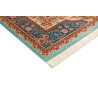Tappeto Ghom Seta Persia 159x233 Turchese Rosso