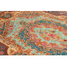 Tappeto Ghom Seta Persia 159x233 Turchese Rosso