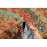 Tappeto Ghom Seta Persia 159x233 Turchese Rosso