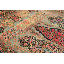 Tappeto Ghom Seta Persia 139x200 Blu Notte Ross