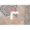 Tappeto Ghom Seta Persia 139x200 Blu Notte Ross