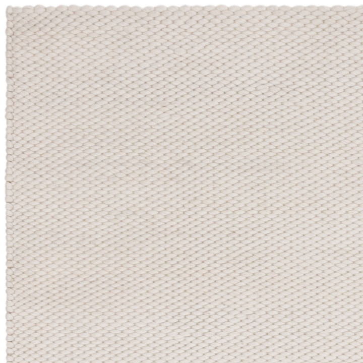 Rug Zander plain ivory white 120x170 cm
