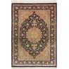 Tappeto Ghom Seta Persia 136x192 Blu Navy Oro B