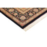Tappeto Ghom Seta Persia 136x192 Blu Navy Oro B