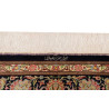 Tappeto Ghom Seta Persia 136x192 Blu Navy Oro B