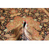 Tappeto Ghom Seta Persia 136x192 Blu Navy Oro B