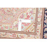 Tappeto Ghom Seta Persia 136x192 Blu Navy Oro B