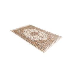 Tappeto Ghom Seta Persia 130x197 Avorio Crema B