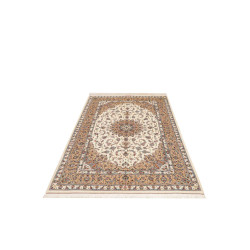 Tappeto Ghom Seta Persia 130x197 Avorio Crema B