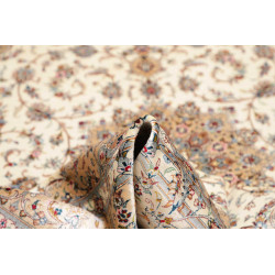 Tappeto Ghom Seta Persia 130x197 Avorio Crema B