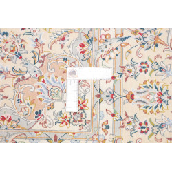 Tappeto Ghom Seta Persia 130x197 Avorio Crema B