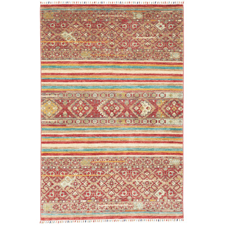 Tappeto Samarkand Pakistan 124x184 Rosso Terrac
