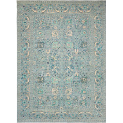 Rug Ziegler Extra Fine Pakistan 271x369 Aqua Bl