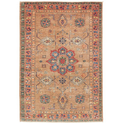 Tappeto Kazak Fine Pakistan 125x172 Marrone Ter