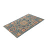 Tappeto Mamlouk Pakistan 80x126 Blu Ottanio Ara